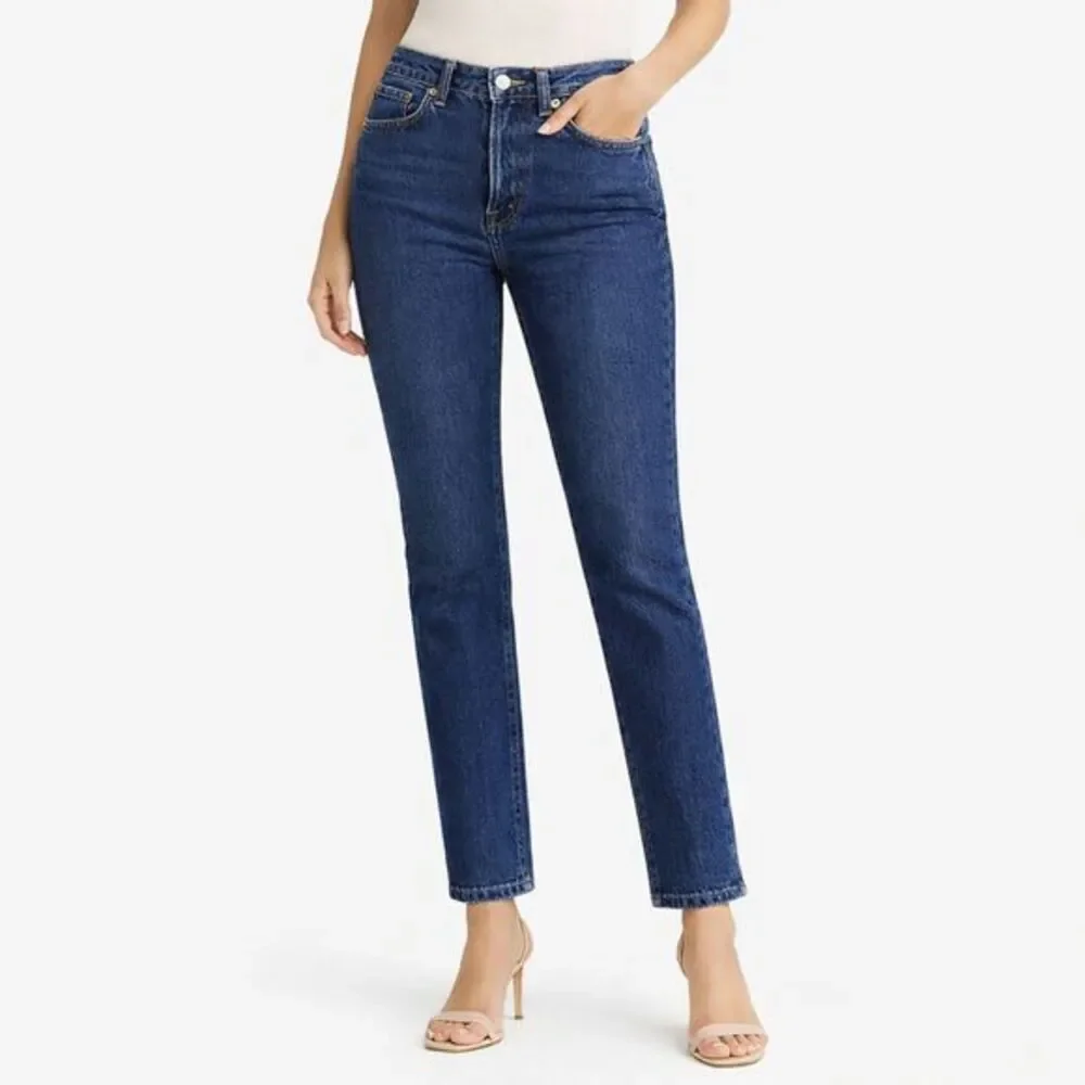 Re/Done 90s High‎ Rise Ankle Crop Comfort Low Stretch Denim Jeans Women’s 27